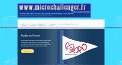 Desktop Screenshot of microchallenger.fr